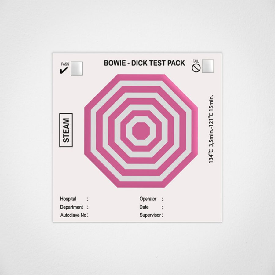 Bowie Dick Self Adhesive Test Pack - Image 2