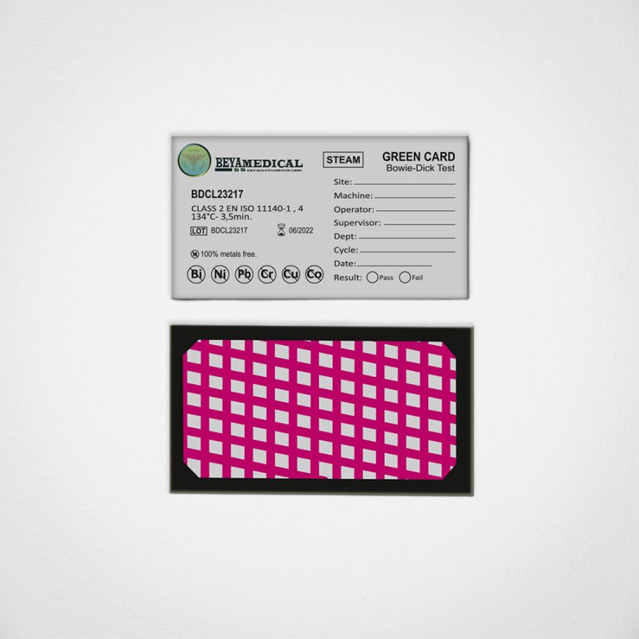 Bowie & Dick Test Green Card - Image 2